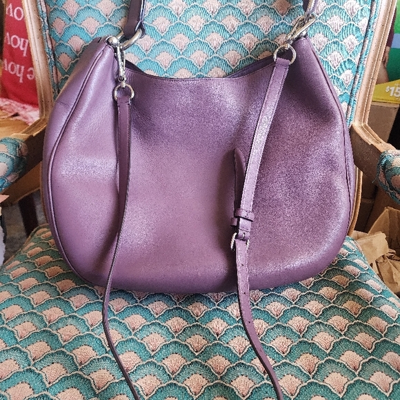 Coach Hobo Purple Women's Bag - Picture 4 of 9